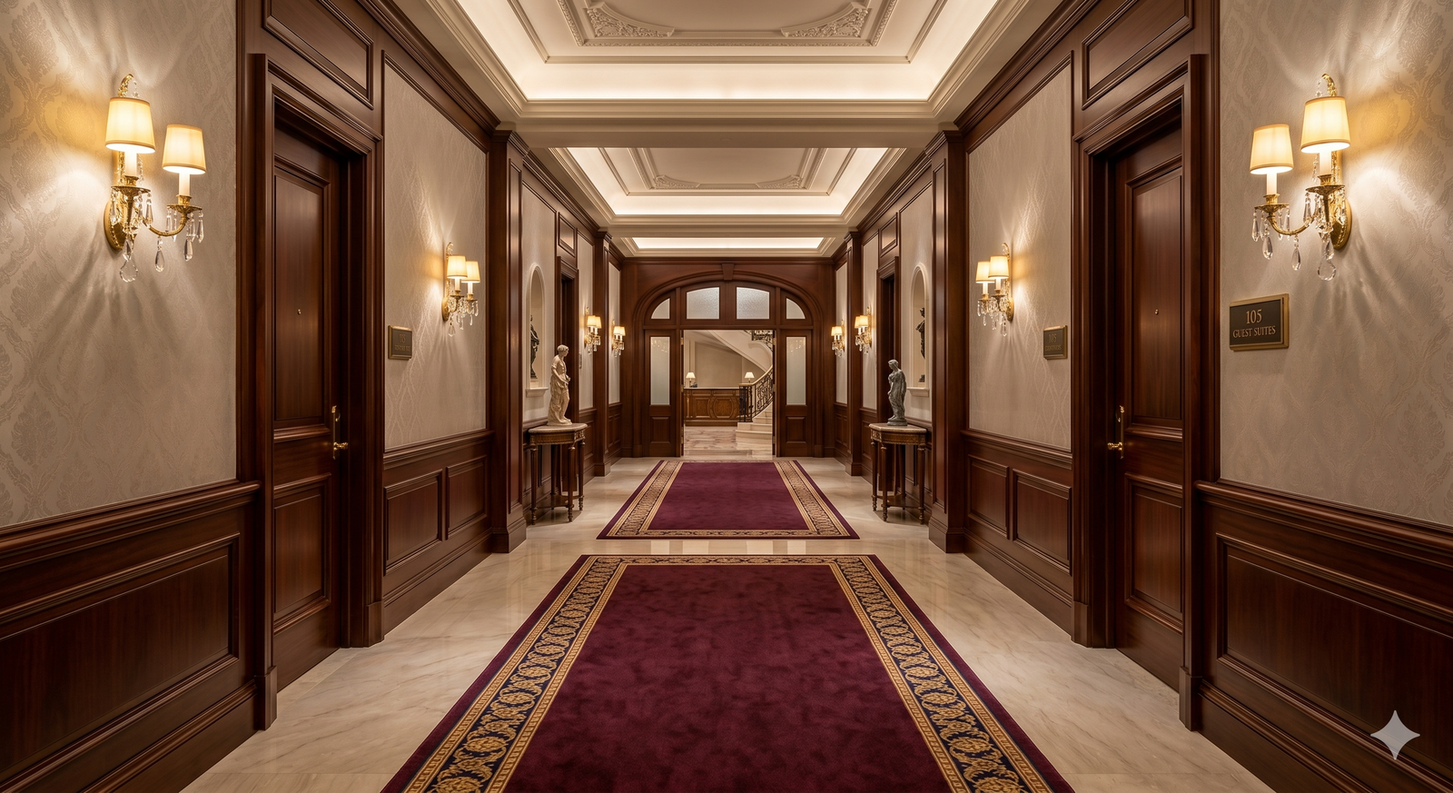 Hotel corridor